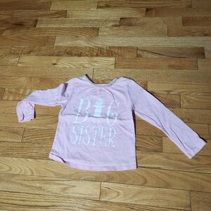 Girls big sister shirt